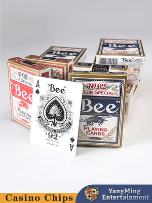 Thiết kế tùy chỉnh Black Core Thẻ chơi Baccarat Texas Hold'Em Game Thẻ chơi