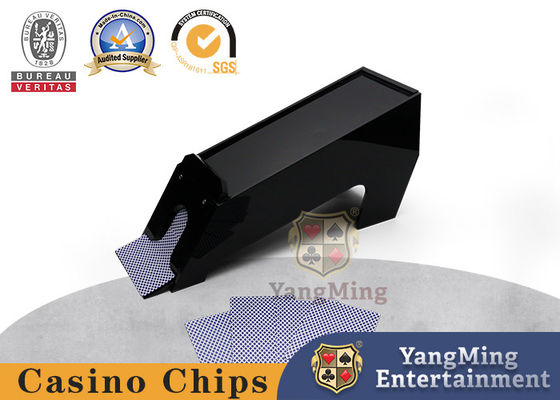 Black Acrylic 8 Deck Chơi Thẻ Tùy chỉnh giày Sòng bài Đại lý Thẻ Shuffler