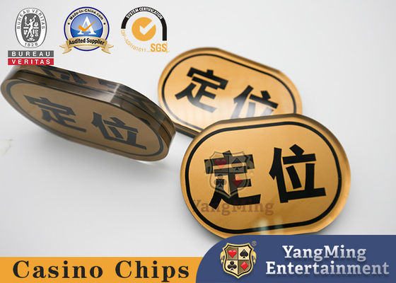 Nhà máy Tùy chỉnh Bản gốc Texas Giữ '' Em ​​Poker Chơi bài Nút đặt cược Ít bị mù Kill Kill dành riêng miếng