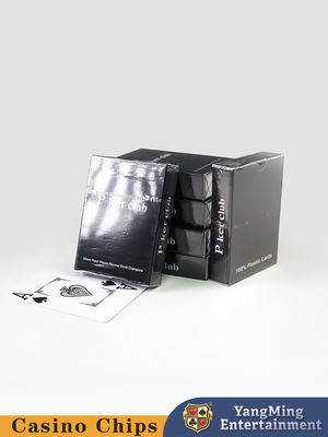 100% PVC Plastic Poker Texas Hold'em Trò chơi bàn Thẻ nhựa màu đỏ và xanh