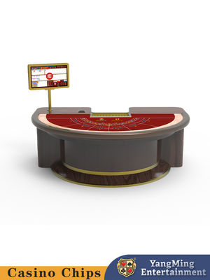 nâng cấp Half Round Treadle Baccarat Table Casino giải trí Câu lạc bộ giải trí Poker Game Table