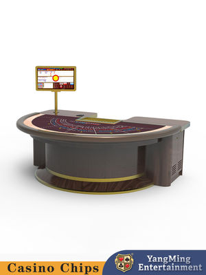 Modern Deluxe Customized Semi-Circular Footed Baccarat Poker Table Giải trí Câu lạc bộ giải trí Poker Game Table