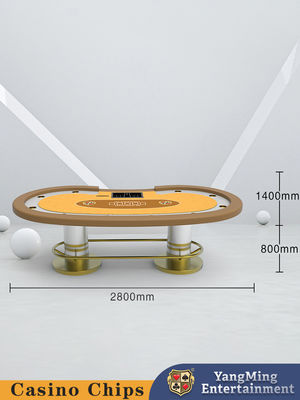 Nhà máy tùy chỉnh Pea Metal Bumper Guard Texas Hold'em Poker Table Giải trí và giải trí Câu lạc bộ Poker Game Table