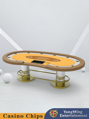 Sản phẩm mới ra mắt 10 người chơi Metal Bar Protector Texas Hold'em Poker Table Club Casino Table Poker Game Table