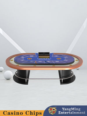 Nhà sản xuất Sản phẩm Bàn kim loại nửa vòng Bảo vệ Texas Hold'em Bàn poker giải trí giải trí Casino Bàn chơi poker