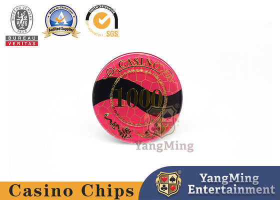 Mẫu thanh lịch Cá nhân Sòng bạc Poker Chips Tiêu chuẩn quốc tế Màu