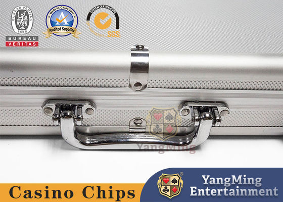 Phụ kiện trò chơi sòng bạc cầm tay Bộ xì phé cao cấp Texas Giữ 'Thẻ bài Vỏ nhôm bạc