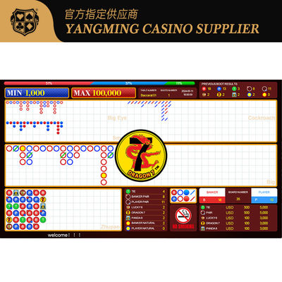 Màn hình hoạt hình mới được nâng cấp Trung Quốc và tiếng Anh Hai ngôn ngữ chuyển đổi Casino Baccarat Hệ thống phần mềm