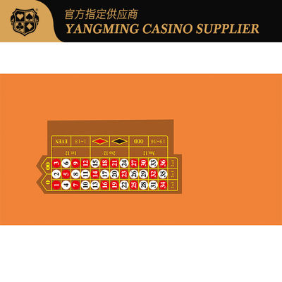 Đồ vải bàn trò chơi Roulette Double 0 Baccarat Texas Poker Table Table Tablecloth