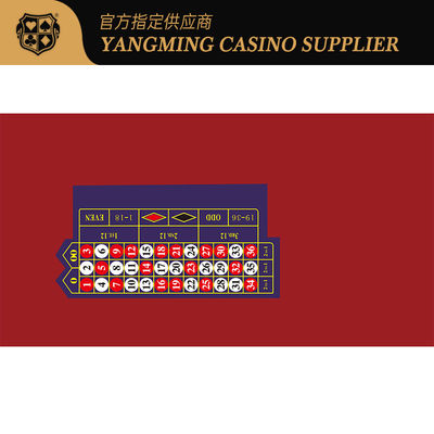 International Roulette Waterproof Tablecloth Câu lạc bộ sòng bạc giải trí bình thường Poker Tablecloth