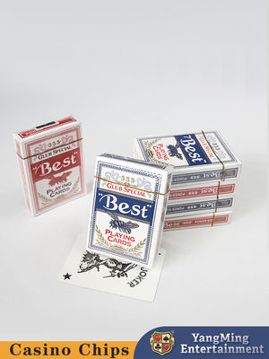 100g/Deck Baccarat Poker Table Games Thẻ chơi giấy