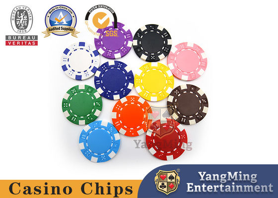 11.5g ABS vật liệu dán tùy chỉnh Casino Poker Chips Jeton Yangming