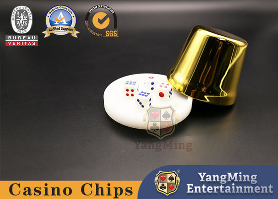 100 Bao bì Melamine Dice Cup Sieve Dice Rounded Corner Sieve Shaker Bar Bone KTV Nightclub Nhà sản xuất nút lớn