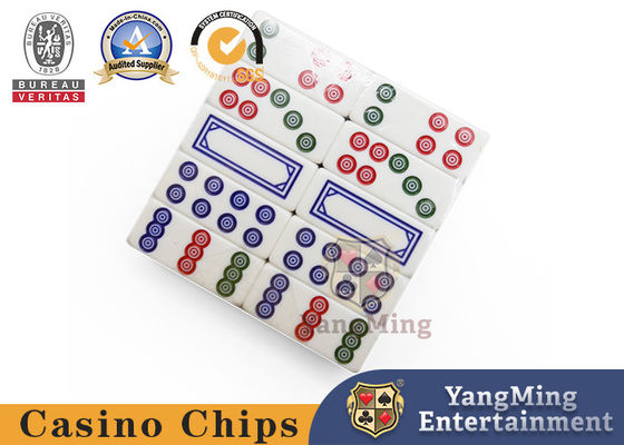 Bàn cờ quốc tế Paijiu số 20 Kháng mòn Melamine Domino Pai Gow với xúc xắc
