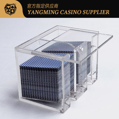 Ống rác thẻ 8 tầng hộp rác thẻ Baccarat cờ bạc trò chơi bàn hộp rác thẻ