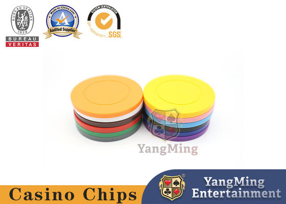 Bàn sòng bạc Texas Roulette Chip bài xì phé bằng nhựa ABS 4g tùy chỉnh không có mệnh giá