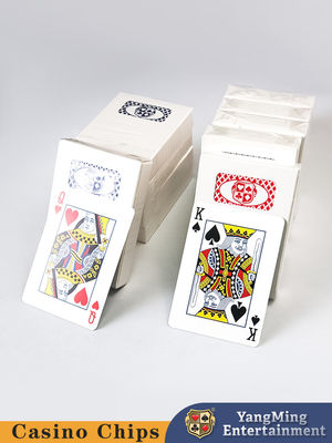 100% màu xanh đen CMYK giấy quảng cáo Poker tùy chỉnh in sòng bạc Thẻ chơi với logo tùy chỉnh