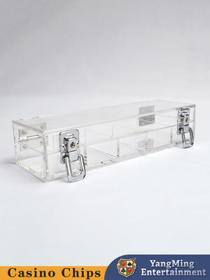 Baccarat Acrylic 50mm Locking Chip Tray cho Casino giải trí Poker Tabletop Games