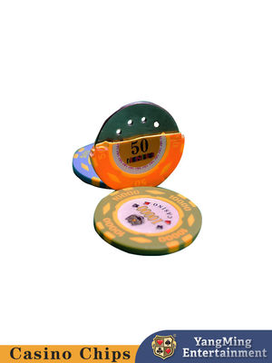 600 miếng Texas Iron Core Clay Patch Chip Set Casino Poker Table Top Chip