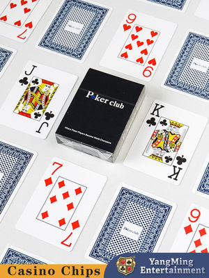 Thẻ chơi lớn bằng nhựa PVC in 33 thẻ hộp đen cho trò chơi Texas Hold'Em