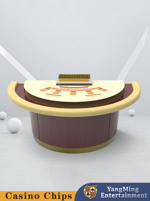Chế độ bán buôn chất lượng cao tiêu chuẩn nửa vòng Blackjack Casino Club Poker Gaming Table