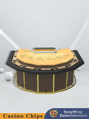 Hàng hóa bán buôn chất lượng 7 bên bảo vệ Blackjack bàn riêng VIP tùy chỉnh Polygonal Poker bàn cho câu lạc bộ