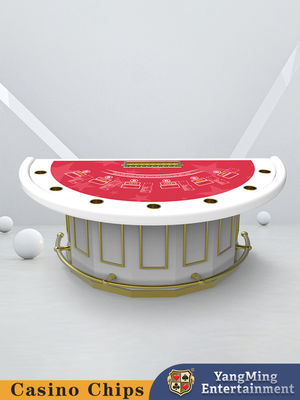 Deluxe nâng cấp Half Round Bar Protector Black Jack Poker Table Câu lạc bộ sòng bạc giải trí Poker Game Table