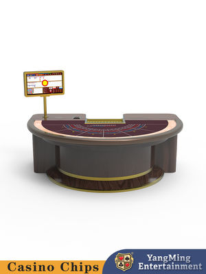 Bàn sòng bạc tiêu chuẩn cao gọn gỗ bán tròn bàn chơi baccarat bàn giải trí giải trí bàn chơi poker
