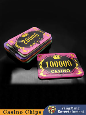 Nhà máy cá nhân hóa Poker Violet chống giả chip Casino Poker Game Bàn Bàn Chips