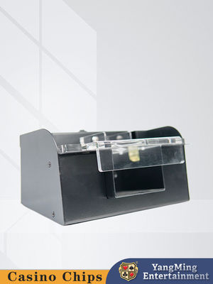 Đen Stainless Steel kim loại Poker Shuffler cho Casino Club Poker trò chơi