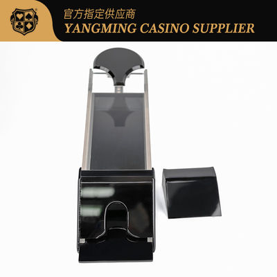 Giày bán hàng xuyên suốt Acrylic 8 Deck Poker Dealer cho các trò chơi Poker Casino Club