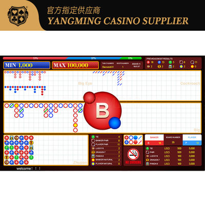 Casino Poker Table Live Baccarat Lucky Six Hệ thống Phần mềm tùy chỉnh