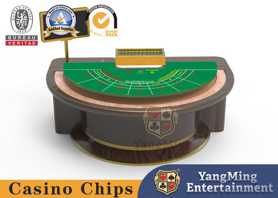 Bàn poker kiểu Đông Nam Á bán vòng tròn Baccarat Texas trò chơi bài trực tiếp Chess Table Spot có thể được tùy chỉnh