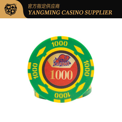 Thiết kế tùy chỉnh mới / Texas Poker Chip Set 11.5g Clay Casino Chip With Aluminum Case For Gambling Games