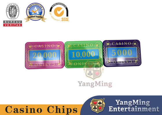Casino Crystal Poker Chips Set Lucency Acrylic 730 PCS Plastic Gaming Set With In Aluminum Case (Thiết đặt chip chơi poker bằng tinh thể)