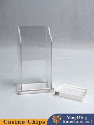 Câu lạc bộ Texas tùy chỉnh đầy đủ minh bạch dày Acrylic 8 cặp của thẻ poker thẻ rác thẻ chủ sở hữu đặc biệt Poker bàn chủ sở hữu