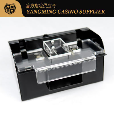 Nhà máy kiểu mới 2 sàn Texas Poker Table Casino phụ kiện Máy trộn thẻ nhựa Poker Table Shuffler Machine