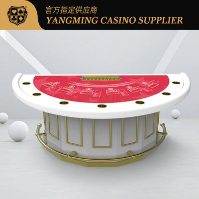 Deluxe nâng cấp Casino Blackjack Bàn Poker Custom thiết kế nửa vòng Bar bảo vệ Bàn Poker