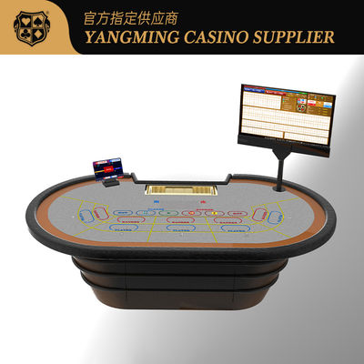 Bộ cảm biến chip tùy chỉnh Poker Table Casino Baccarat Casual Entertainment Poker Game Table