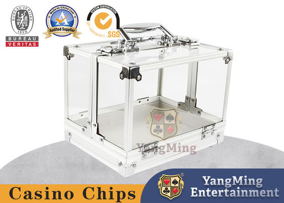 Aluminium 600 Yard Locking Chip Case Câu lạc bộ sòng bạc chơi trò chơi giải trí Tabletop Chip Case