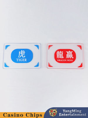 Baccarat hai mặt in tinh thể nhựa đánh dấu nút Poker bàn trò chơi Bàn đầu bảng đánh dấu nút