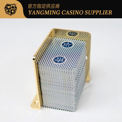 chất lượng cao 8 Deck Poker Rack Titanium kim loại Khối chứa thẻ Casino Club Poker Casual Game Khối chứa thẻ