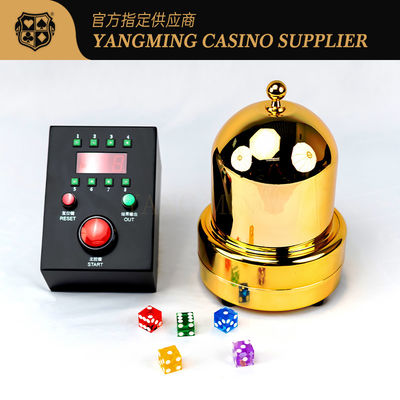 Macau Casino Golden Electric Dice Cup Sic Bo Trò chơi bàn poker lớn và nhỏ