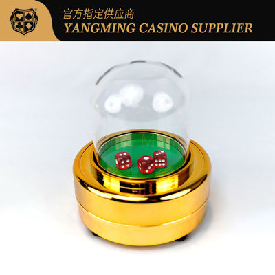Deluxe Gold Electric Poker Dice Cup Set Poker Table Game Table Top Dice Cup Set (Thiết đặt trò chơi trên bàn Poker)