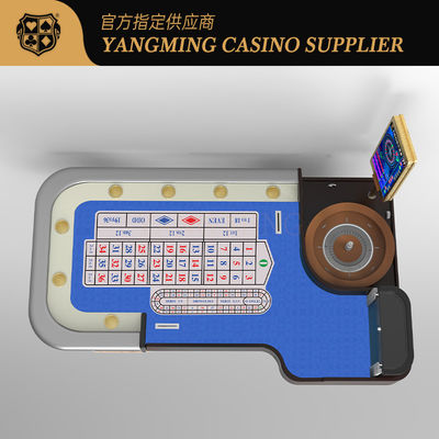 Deluxe chất lượng Treadle Roulette bàn Casino Club Poker Game Roulette bàn