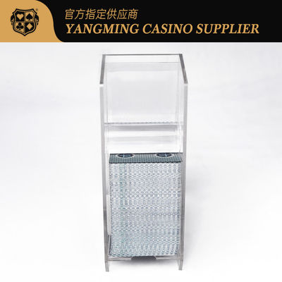 Acrylic minh bạch 8 bộ bài chơi để bán Baccarat Casino Poker Game Tabletop