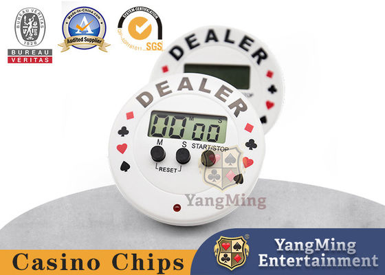Texas Hold'em VIP Club International Competition Chiếc đồng hồ điện tử Vòng tròn Nhựa Zhuang Code Dealer Nhấn Countdown Timer Đặc biệt cho Casino