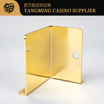 Thiết kế nhà máy tùy chỉnh chất lượng cao vàng kim loại mạ loại bỏ thẻ cầm Poker VIP Club chuyên dụng kim loại chơi thẻ mang