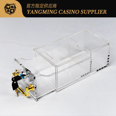 Mua bán nóng 8 bộ bài minh bạch hộp gửi với khóa Baccarat cờ bạc Poker trò chơi bàn