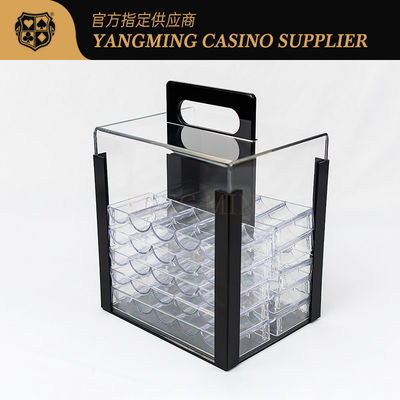 Poker Gambling Essentials 1000 Yard Acrylic Chip Box cho Baccarat và các trò chơi sòng bạc khác